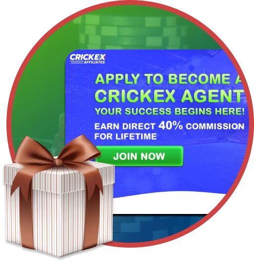 Crickex has a special bonus program for users.