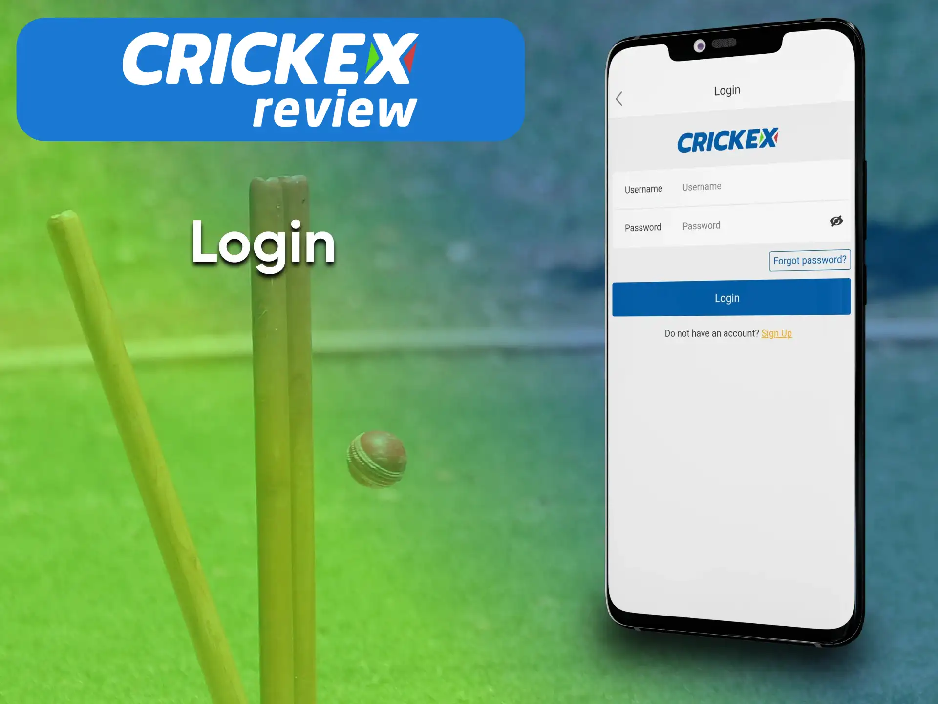 If you have a Crickex account, all you need to do is log in to play and wager.