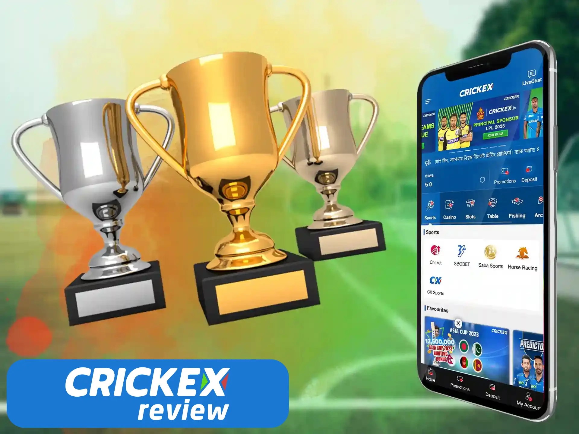 Claculate the possibility of win with the Crickex odds.