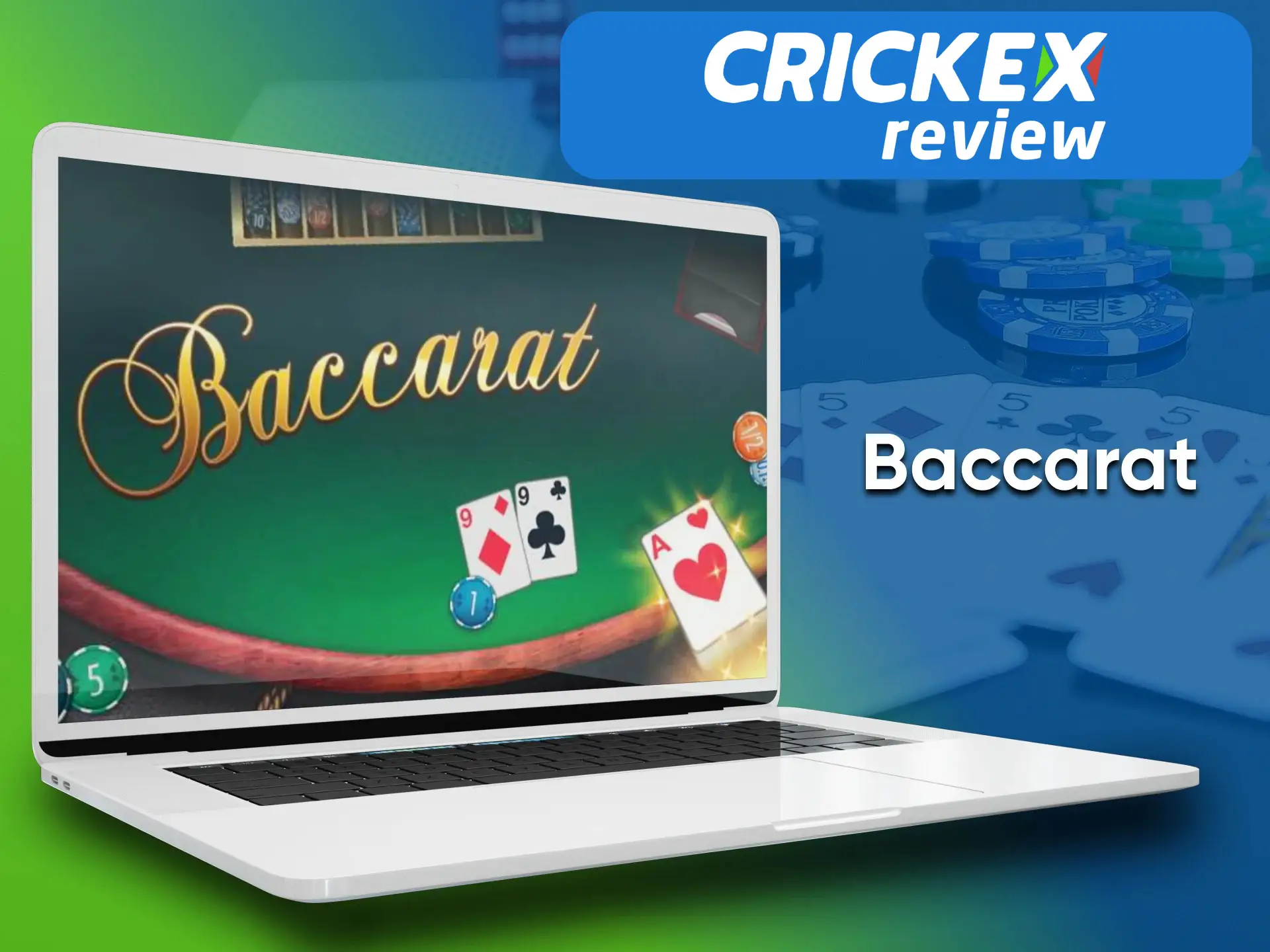 On the Crickex platform you can play Baccarat.