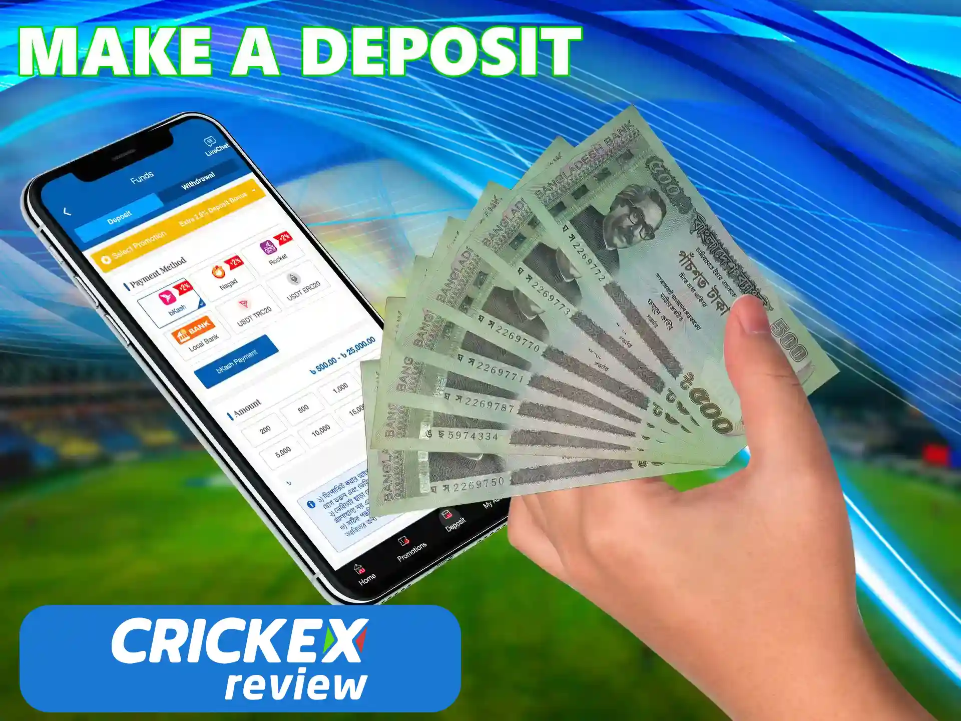 Top up your account.