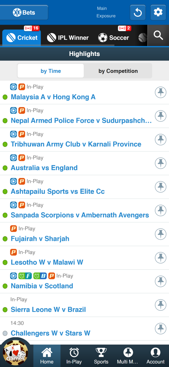 Place bets easy and fast at Crickex app Sportsbook.